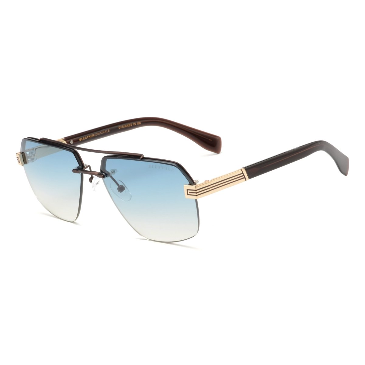 Lunettes de soleil unisex: Bleather Marquis Bleu - Drlunettes