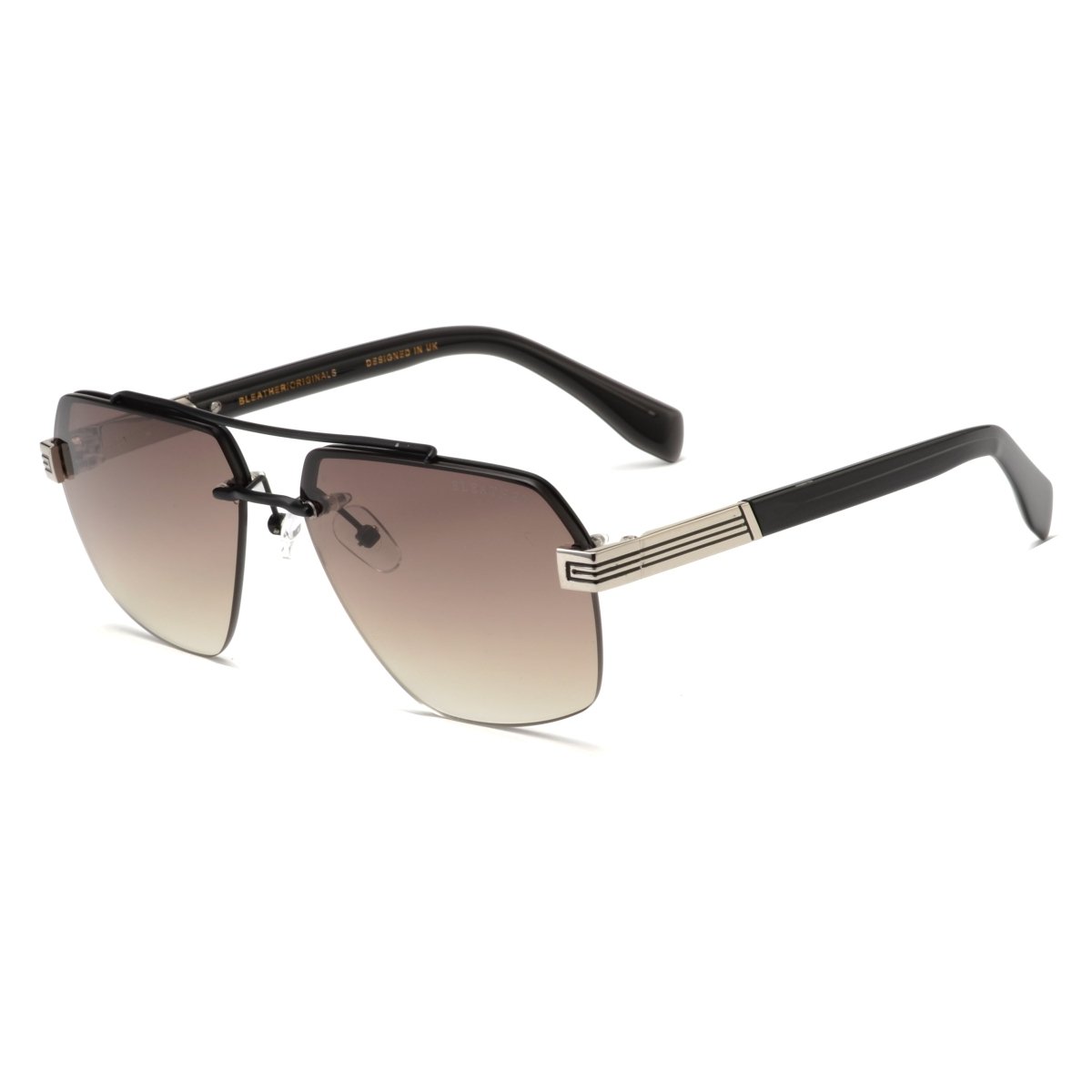 Lunettes de soleil unisex: Bleather Marquis Marron - Drlunettes