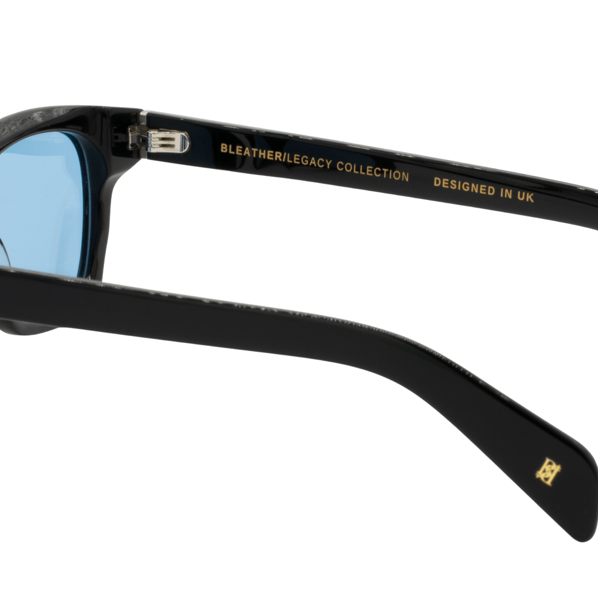 Lunettes de soleil unisex: Bleather Nash Bleu trans/Noir - Drlunettes