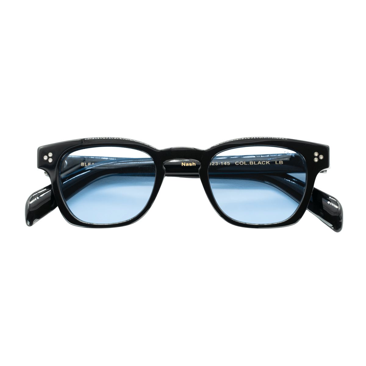 Lunettes de soleil unisex: Bleather Nash Bleu trans/Noir - Drlunettes