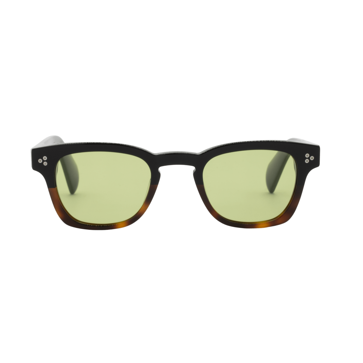 Lunettes de soleil unisex: Bleather Nash Vert trans/Havane - Drlunettes