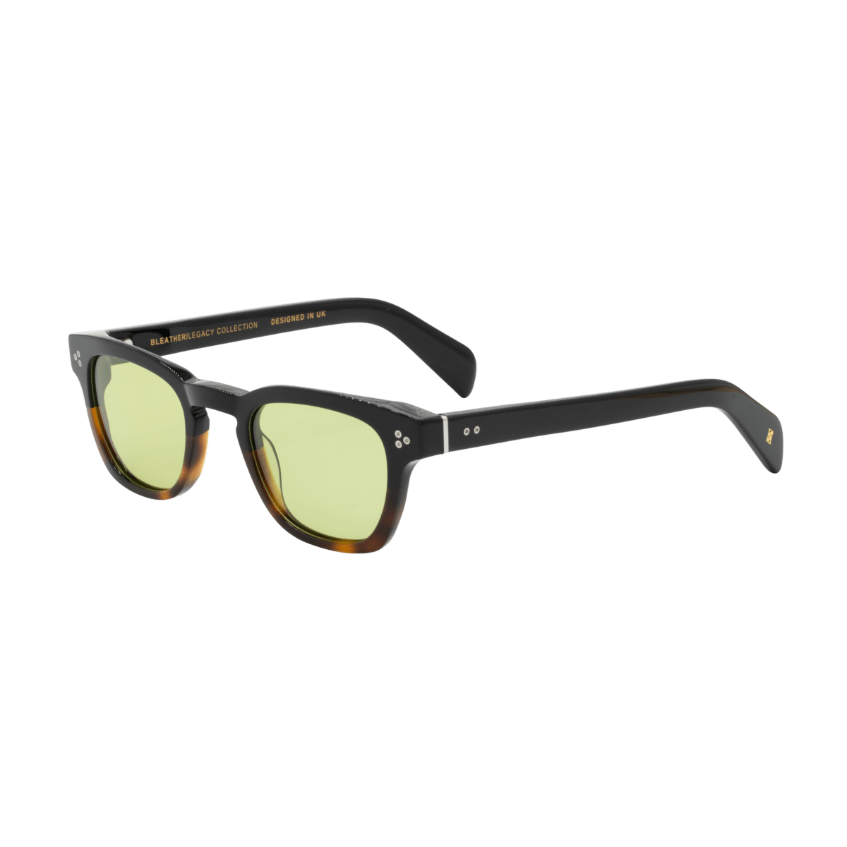 Lunettes de soleil unisex: Bleather Nash Vert trans/Havane - Drlunettes