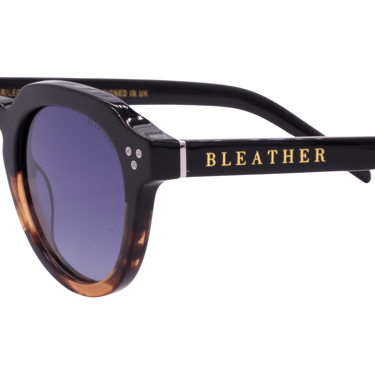 Lunettes de soleil unisex: Bleather Noa Noir/ Havane - Drlunettes