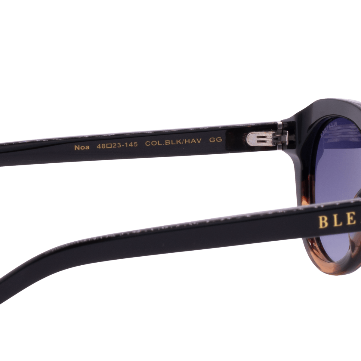 Lunettes de soleil unisex: Bleather Noa Noir/ Havane - Drlunettes
