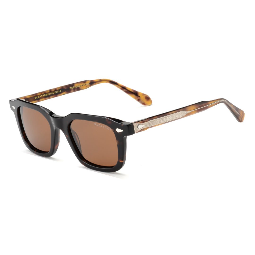 Lunettes de soleil unisex: Bleather Raven Marron - Drlunettes