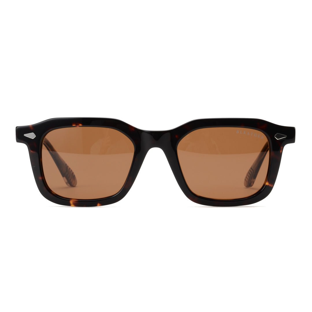 Lunettes de soleil unisex: Bleather Raven Marron - Drlunettes