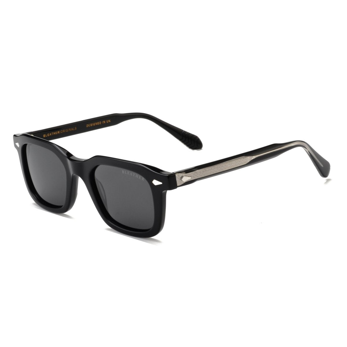 Lunettes de soleil unisex: Bleather Raven Noir - Drlunettes