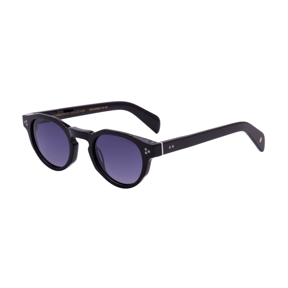 Lunettes de soleil unisex: Bleather Ryder Noir dég/Noir - Drlunettes