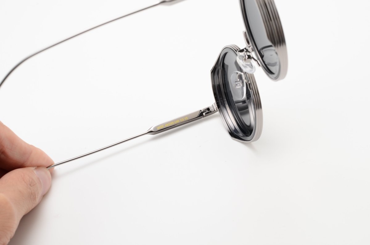 Lunettes de soleil unisex: Bleather Wisp Gris/ Argentée - Drlunettes