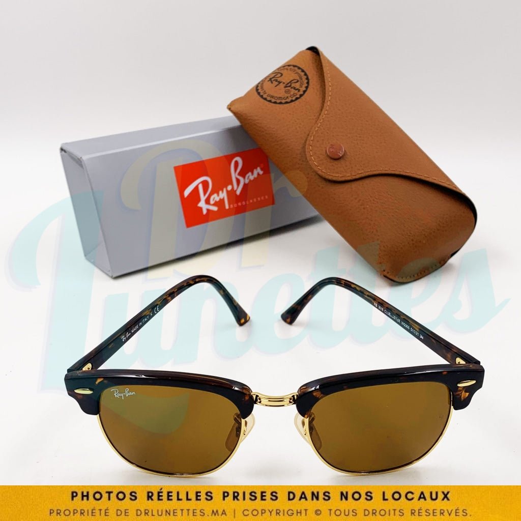 Lunettes de soleil unisex: ClubMaster Marron Havane – Drlunettes