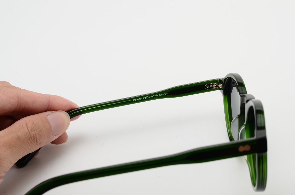 Lunettes de soleil unisex: Lenacci Alberto Vert trans/Vert - Drlunettes