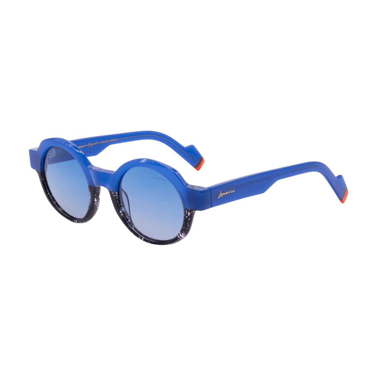 Lunettes de soleil unisex: Lenacci LN - 506 - S Bleu/Bleu; Havane - Drlunettes