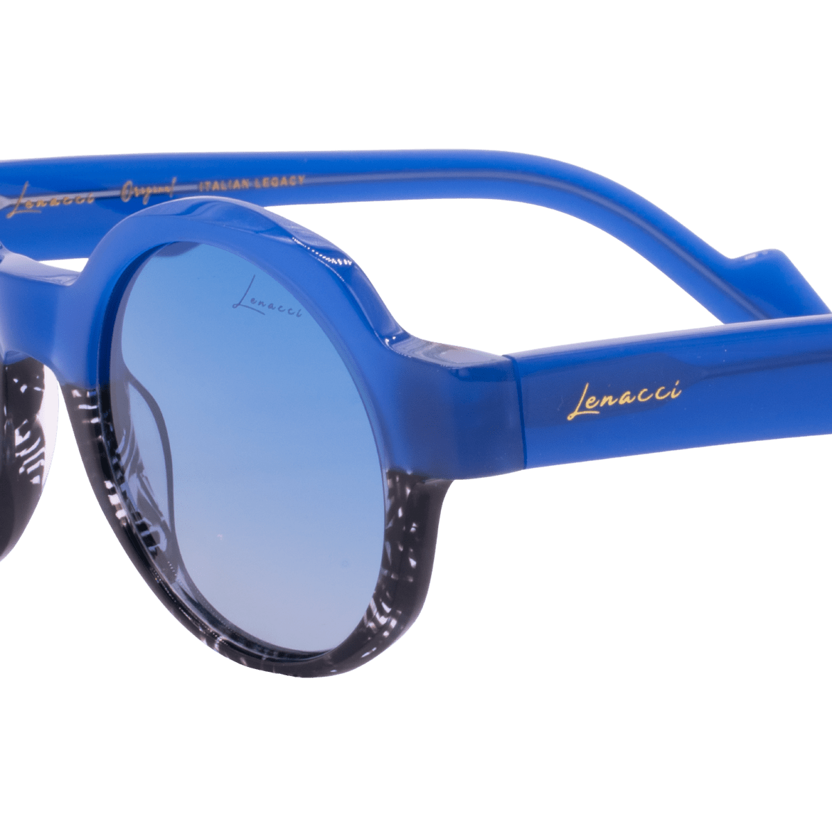 Lunettes de soleil unisex: Lenacci LN - 506 - S Bleu/Bleu; Havane - Drlunettes