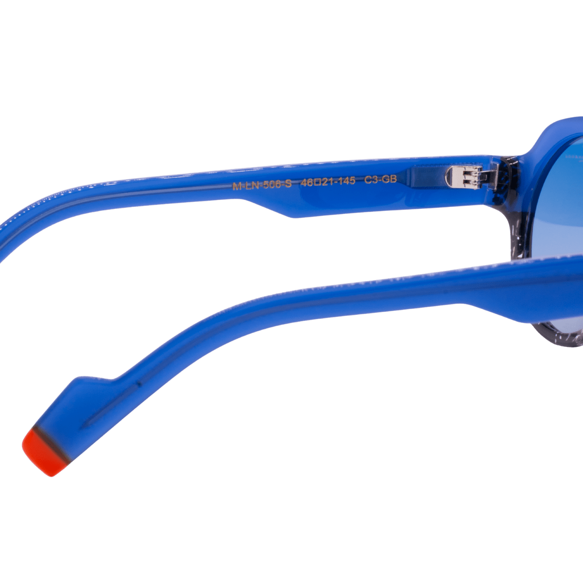 Lunettes de soleil unisex: Lenacci LN - 506 - S Bleu/Bleu; Havane - Drlunettes