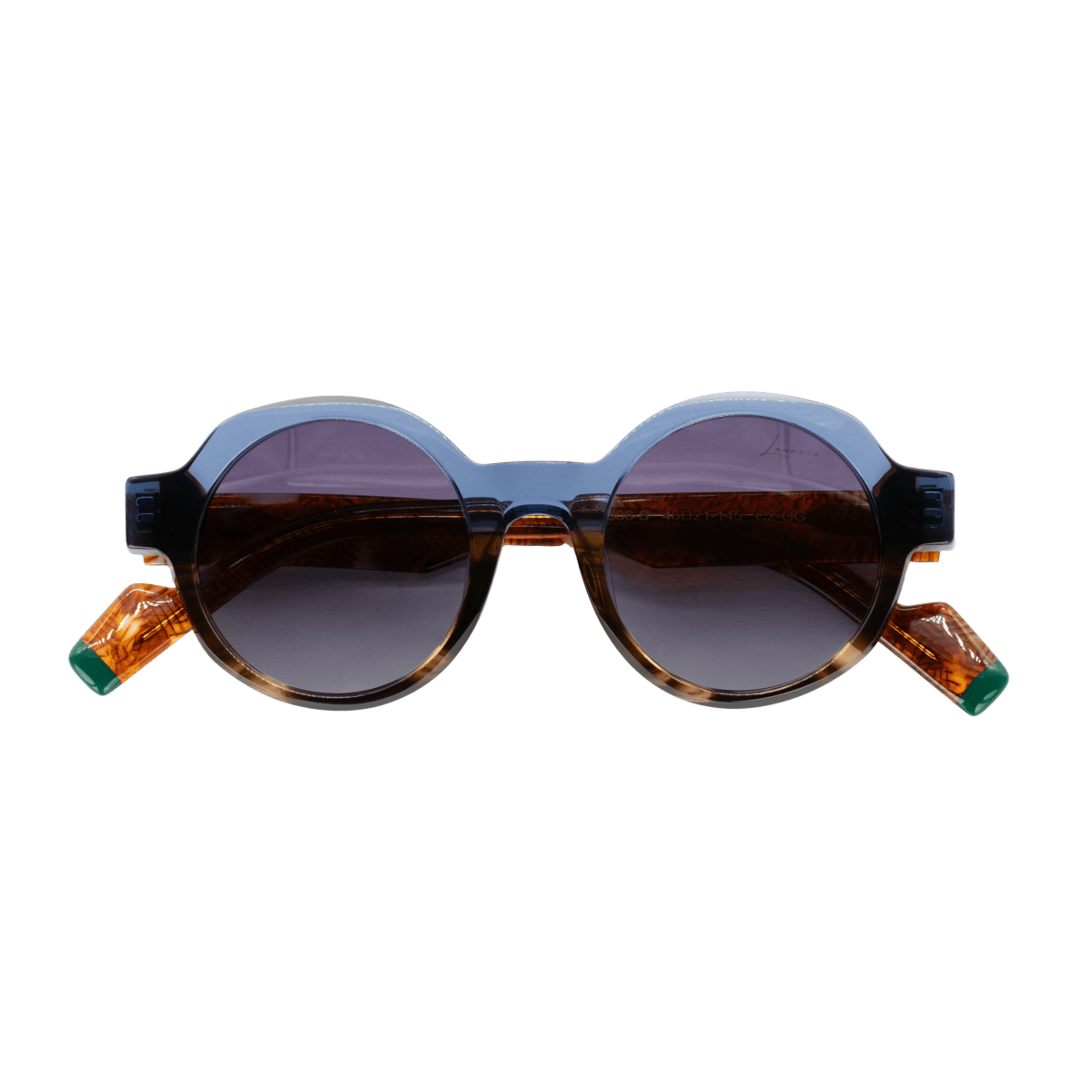 Lunettes de soleil unisex: Lenacci LN - 506 - S Noir dég/Bleu;Noir - Drlunettes