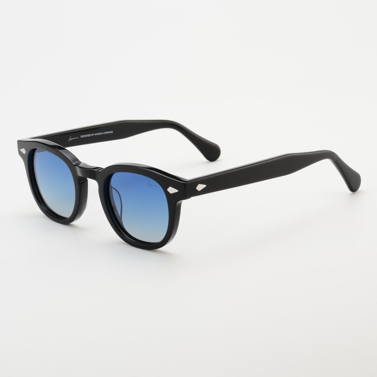 Lunettes de soleil unisex: Lenacci LN Antonio Bleu dég/Noir - Drlunettes