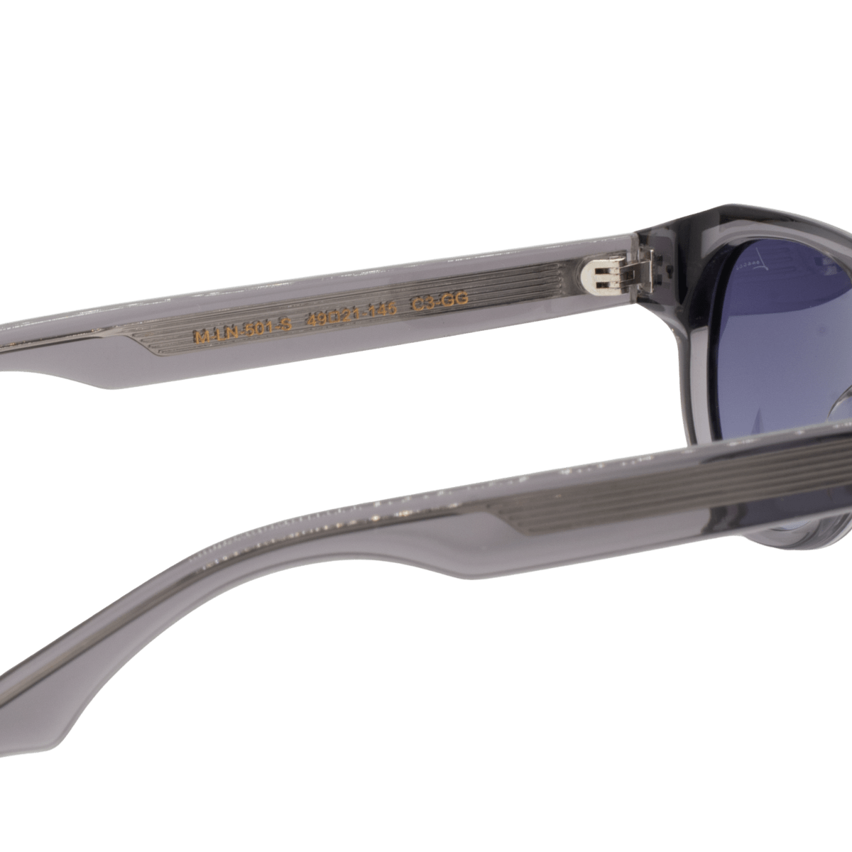 Lunettes de soleil unisex: Lenacci M - LN - 501 - S Noir/Gris trans - Drlunettes