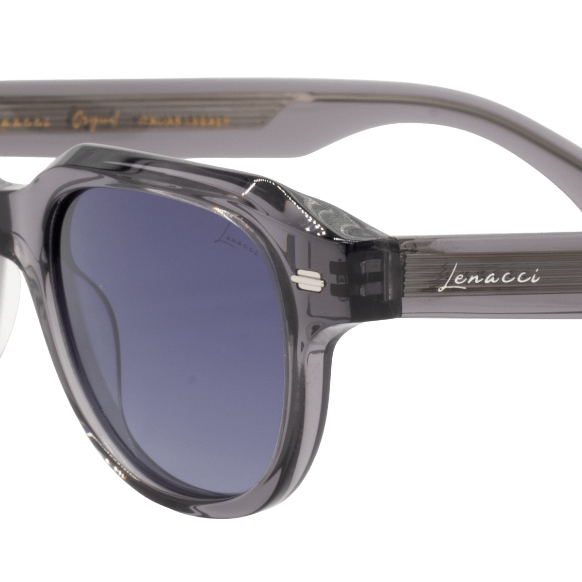 Lunettes de soleil unisex: Lenacci M - LN - 501 - S Noir/Gris trans - Drlunettes
