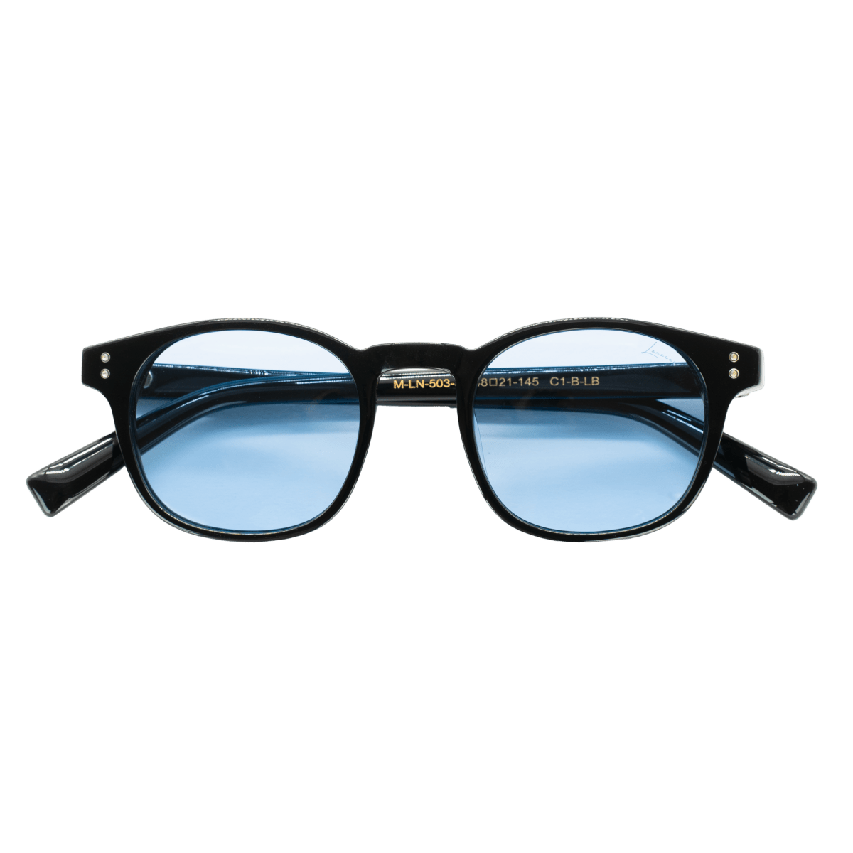 Lunettes de soleil unisex: Lenacci M - LN - 503 - S Bleu trans/Noir - Drlunettes