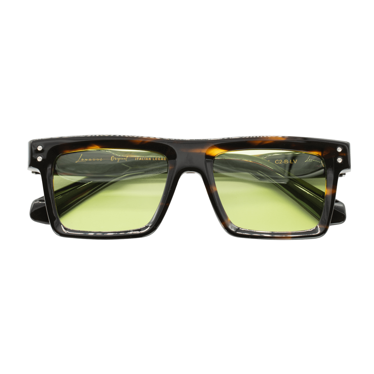 Lunettes de soleil unisex: Lenacci M - LN - 504 - S Vert trans/Havane - Drlunettes