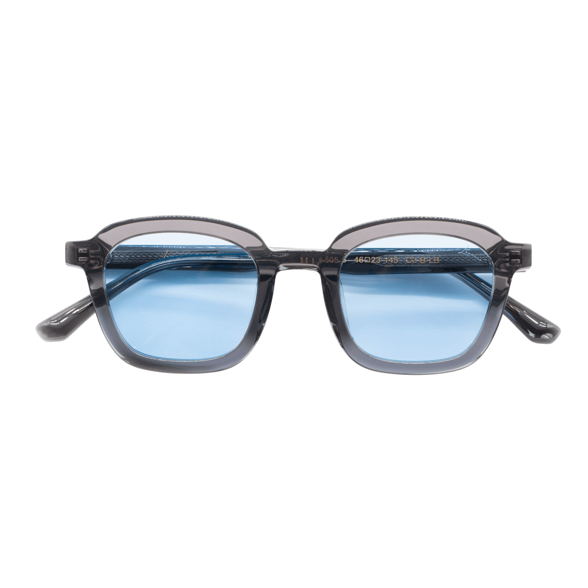 Lunettes de soleil unisex: Lenacci M - LN - 505 - S Bleu trans/Gris - Drlunettes