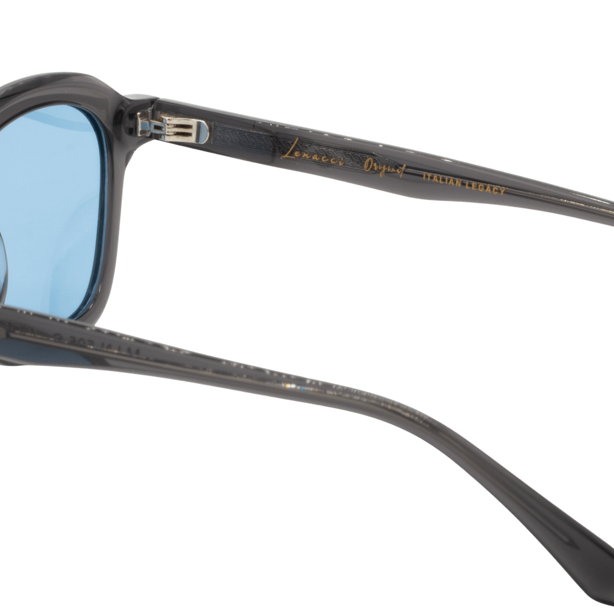 Lunettes de soleil unisex: Lenacci M - LN - 505 - S Bleu trans/Gris - Drlunettes