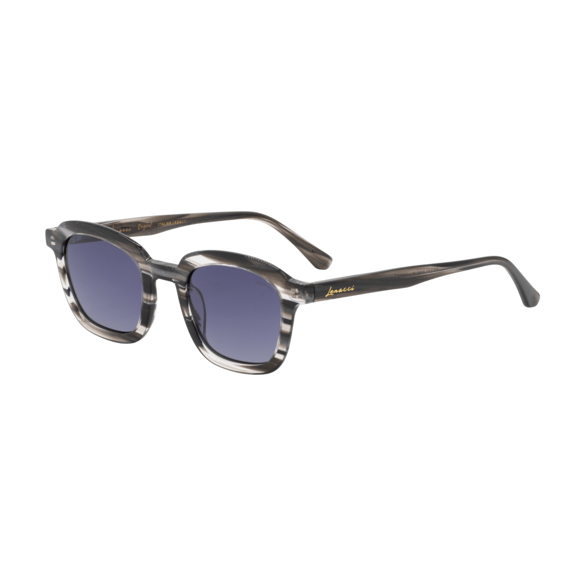 Lunettes de soleil unisex: Lenacci M - LN - 505 - S Noir/Gris griffé - Drlunettes