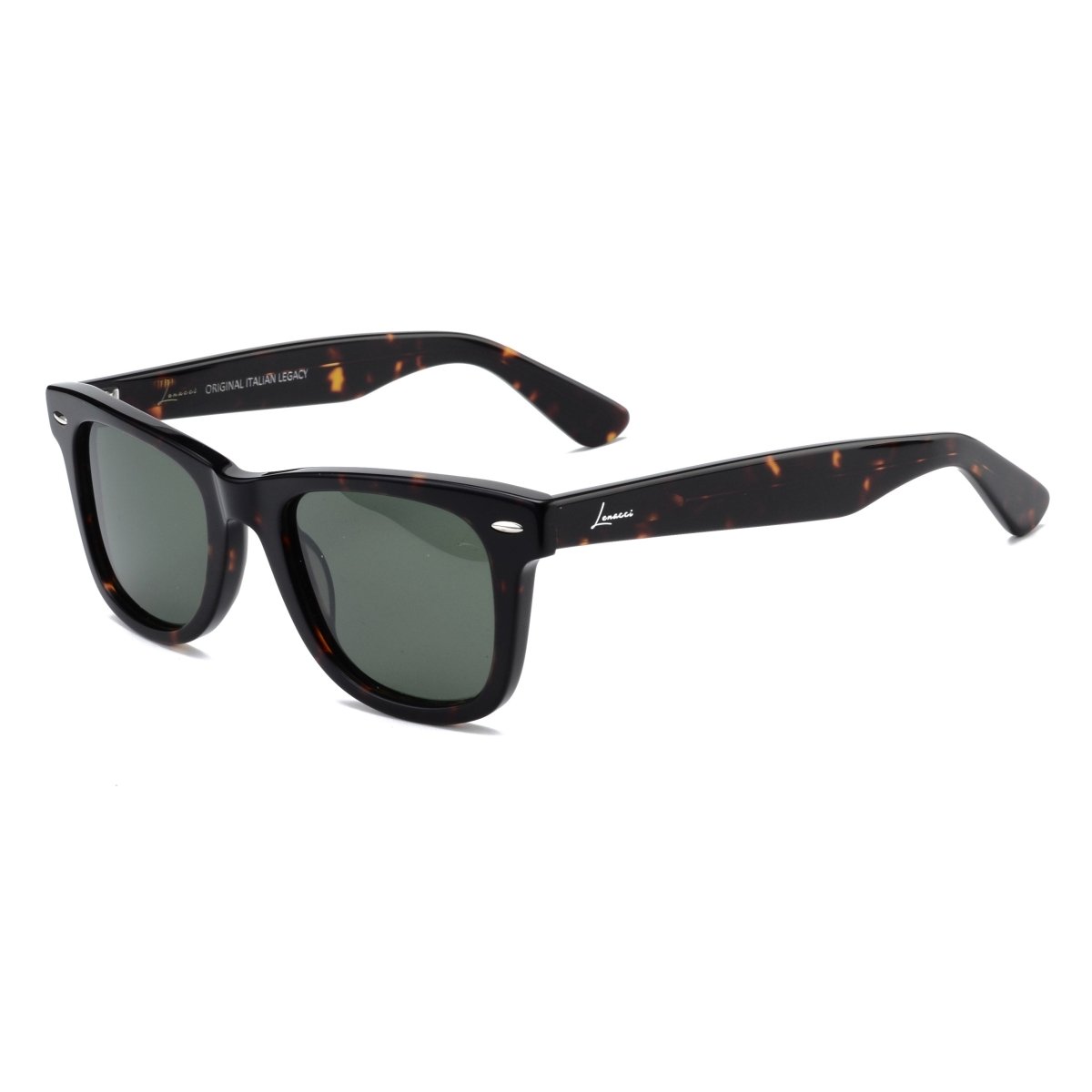 Lunettes de soleil unisex: Lenacci Romeo Havane - Drlunettes