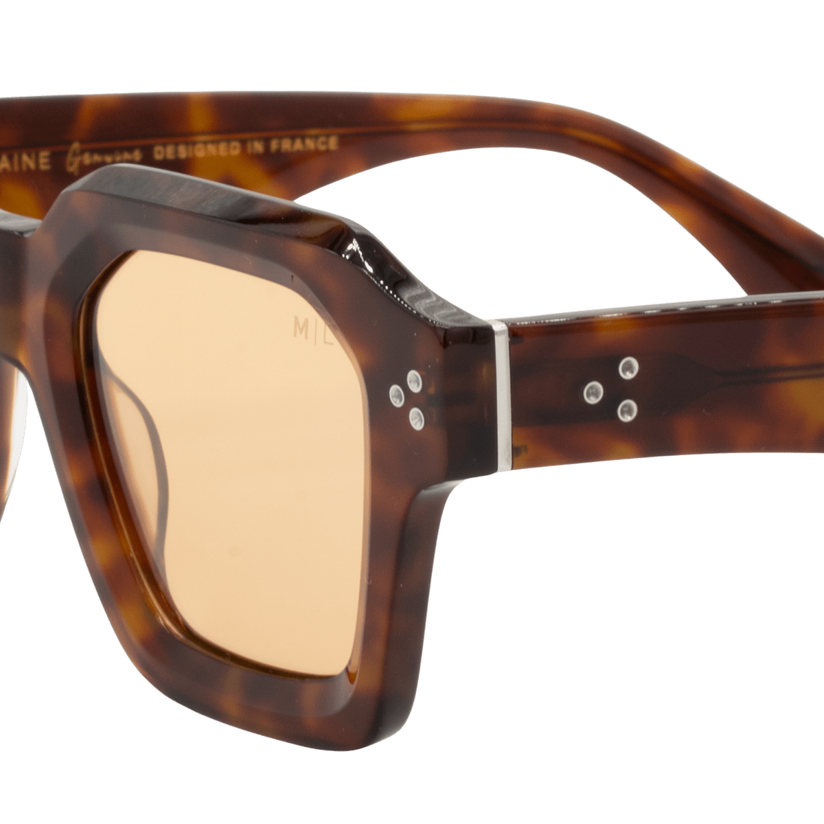 Lunettes de soleil unisex: Maison Lorraine M - ML - 003 - S Mr trans/Havane - Drlunettes