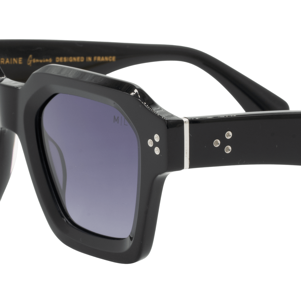 Lunettes de soleil unisex: Maison Lorraine M - ML - 003 - S Noir dég/Noir - Drlunettes