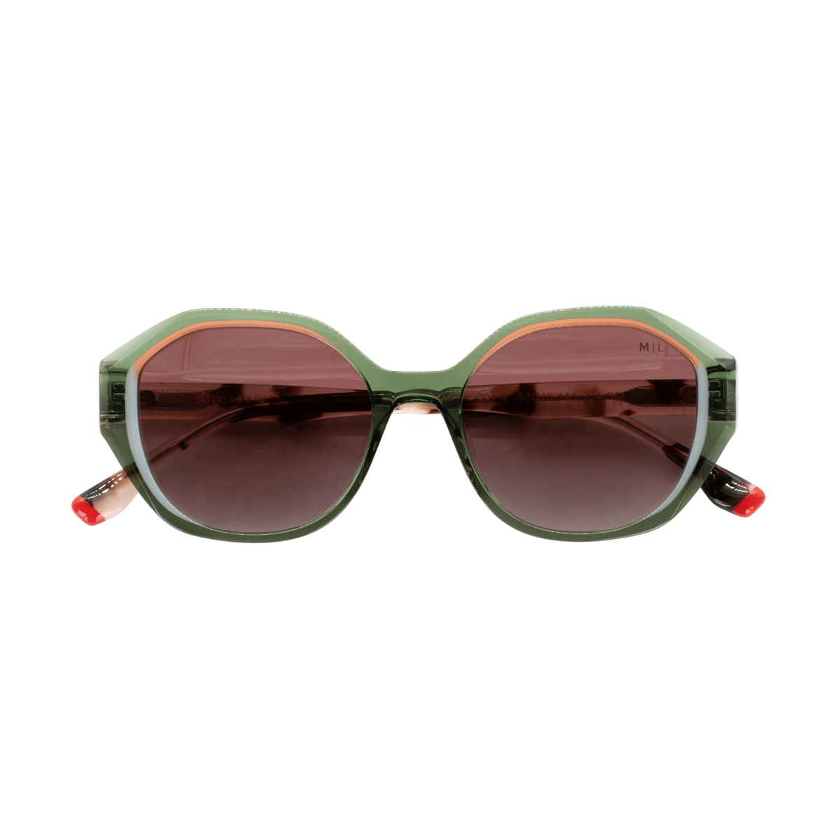 Lunettes de soleil unisex: Maison Lorraine M - ML - 004 - S Mr dég/Vert;Havane - Drlunettes