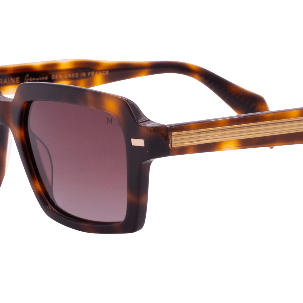 Lunettes de soleil unisex: Maison Lorraine ML - 001 - S Mr dég/Havane - Drlunettes