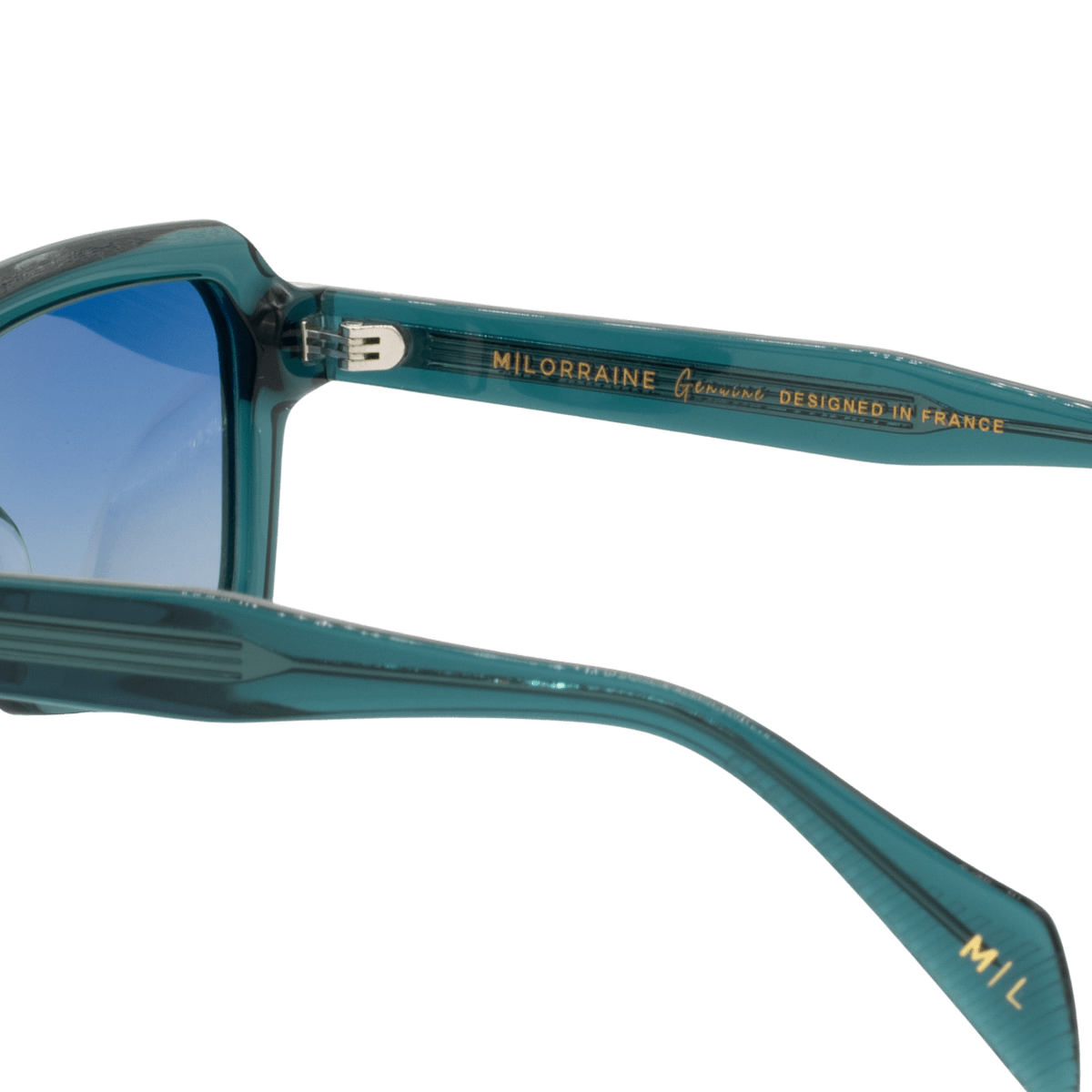 Lunettes de soleil unisex: Maison Lorraine ML - 001 - S Noir dég/Vert - Drlunettes