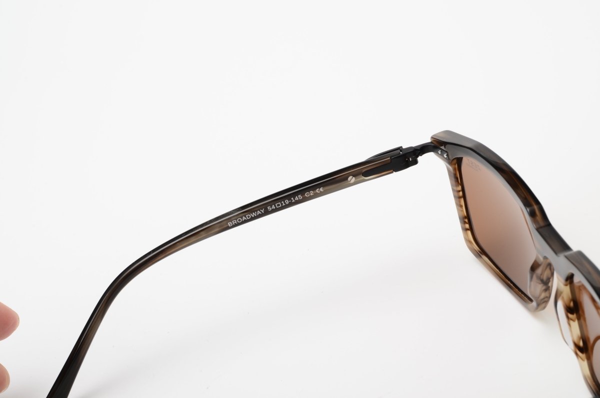 Lunettes de soleil unisex: Zest - Broadway c2 Marron - Drlunettes