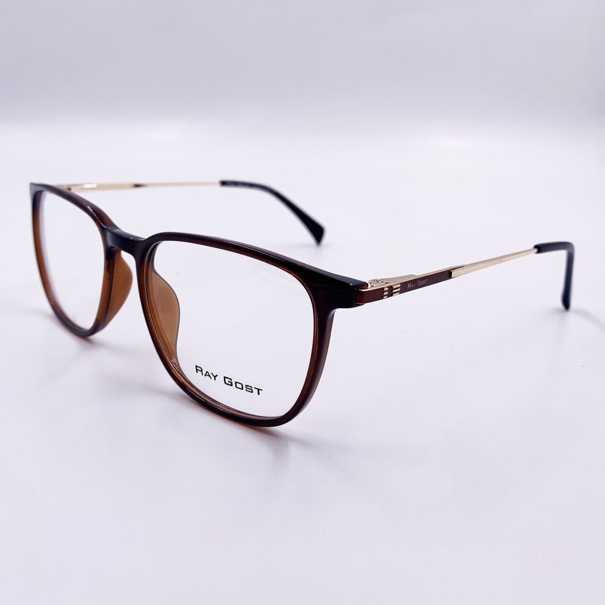 Lunettes de vue Femmes: Ray Gost 1820 Marron/Gold - Drlunettes