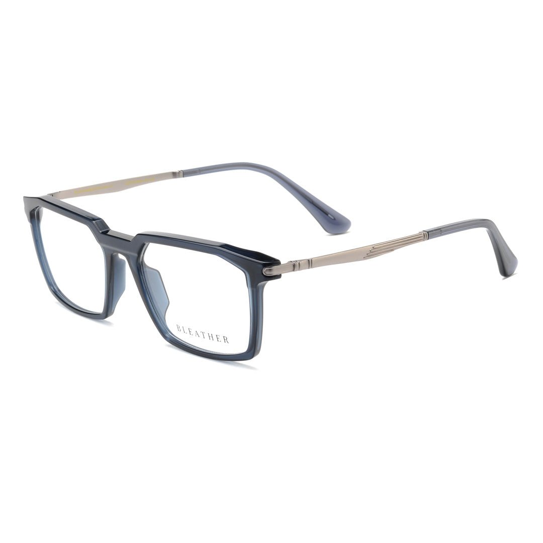 Lunettes de vue hommes: Bleather Mystic Bleu Grisé - Drlunettes