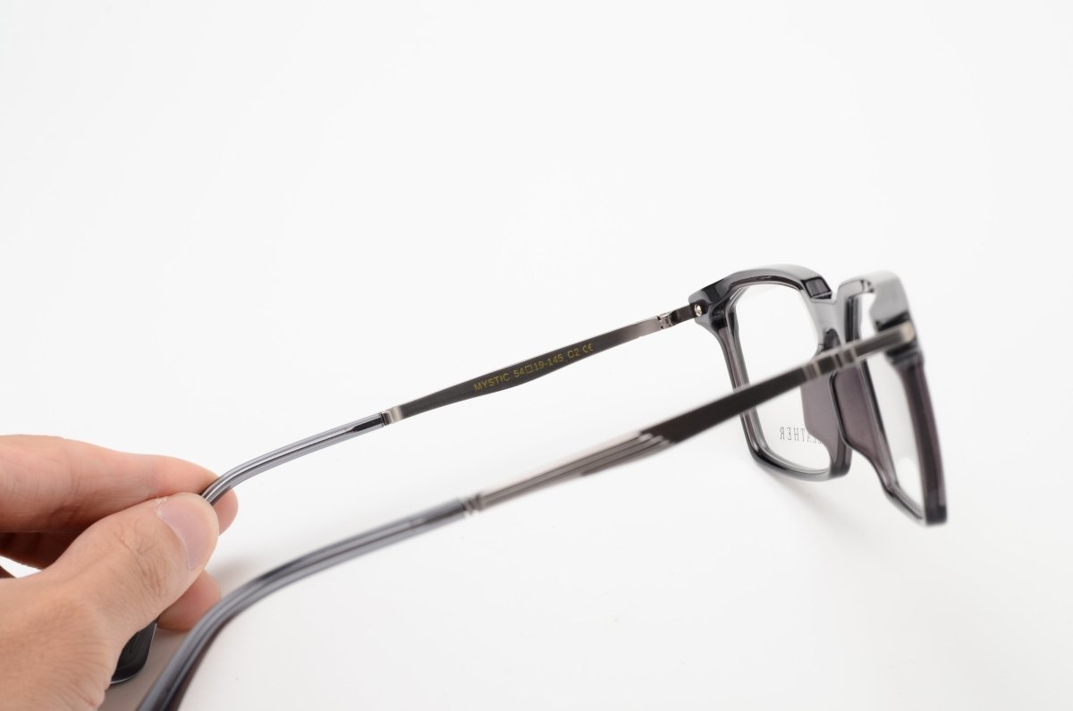 Lunettes de vue hommes: Bleather Mystic gris - Drlunettes