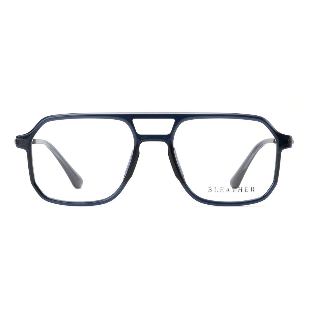 Lunettes de vue unisex: Bleather Thorne Bleu - Drlunettes
