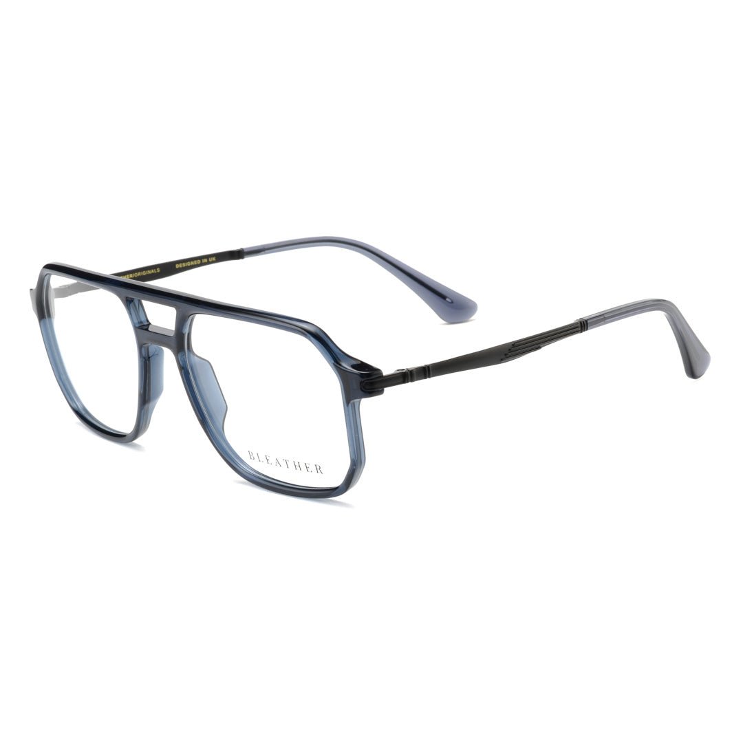 Lunettes de vue unisex: Bleather Thorne Bleu - Drlunettes