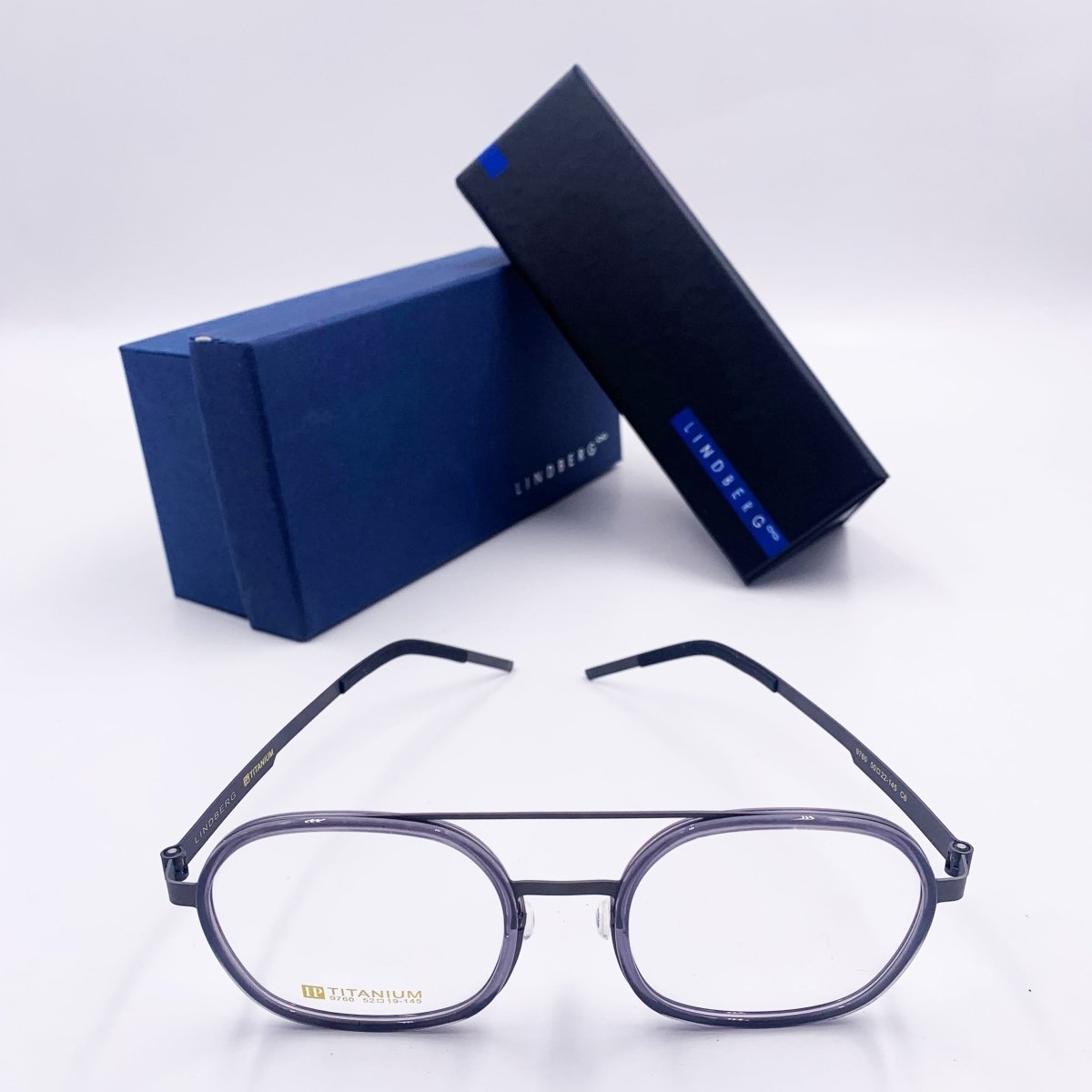 Lunettes de vue unisex: LINDBERG 9760 Titanium Gris. - Drlunettes