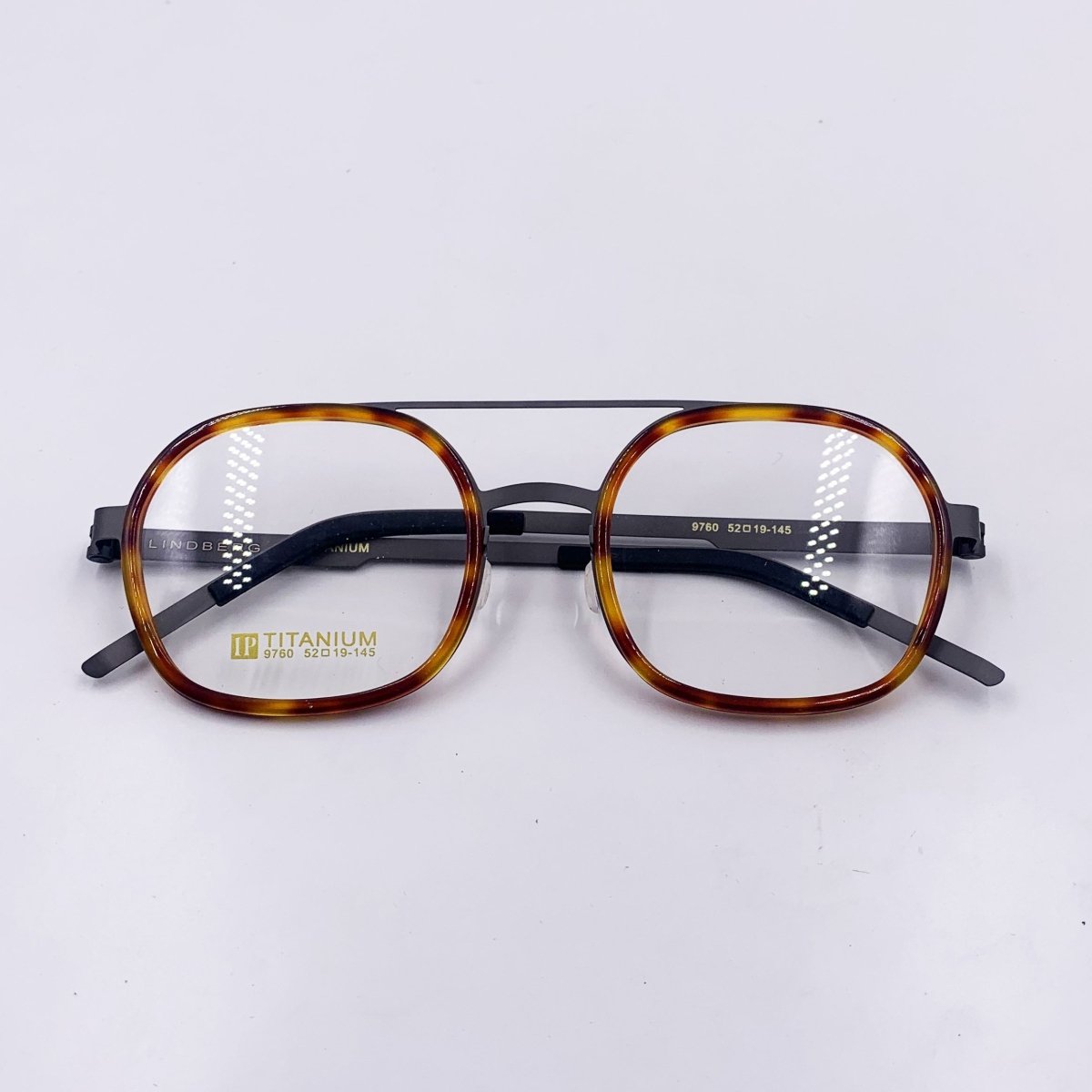 Lunettes de vue unisex: LINDBERG 9760 Titanium Havane/Gris. - Drlunettes