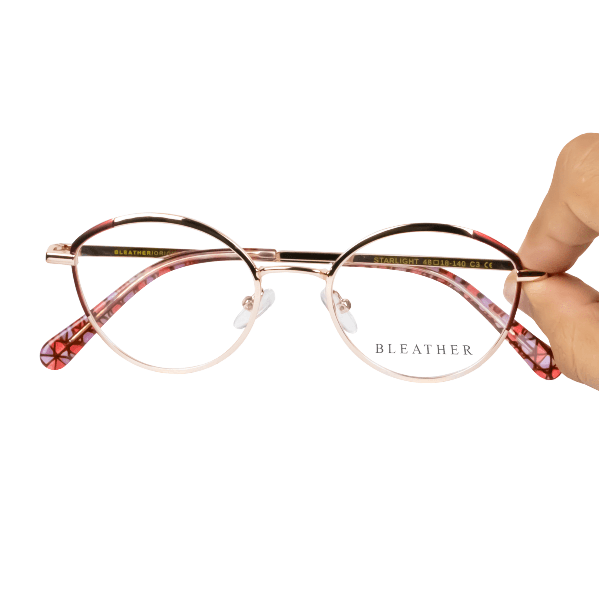 Optique :Bleather STARLIGHT C3 Rosegold - Drlunettes