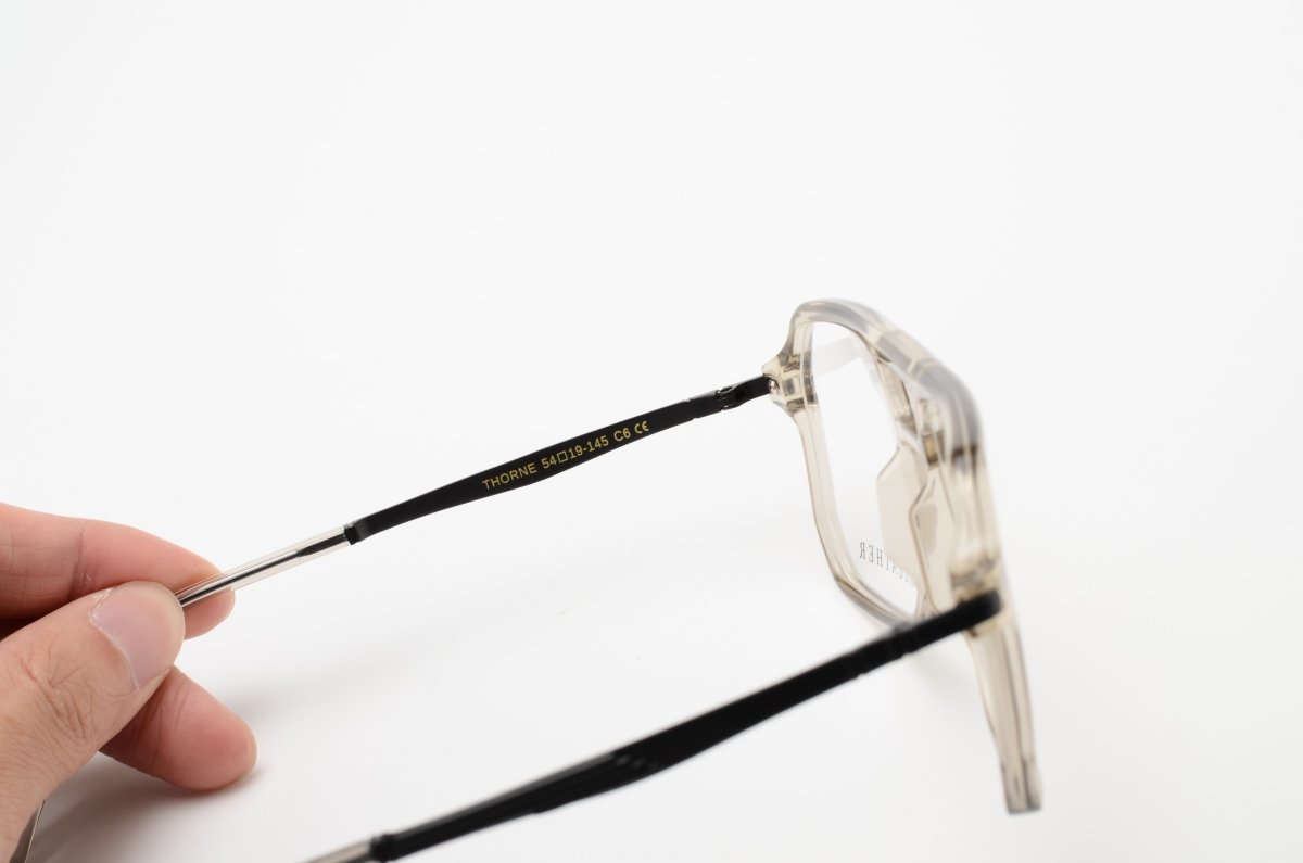 Optique: Bleather Thorne Beige - Drlunettes