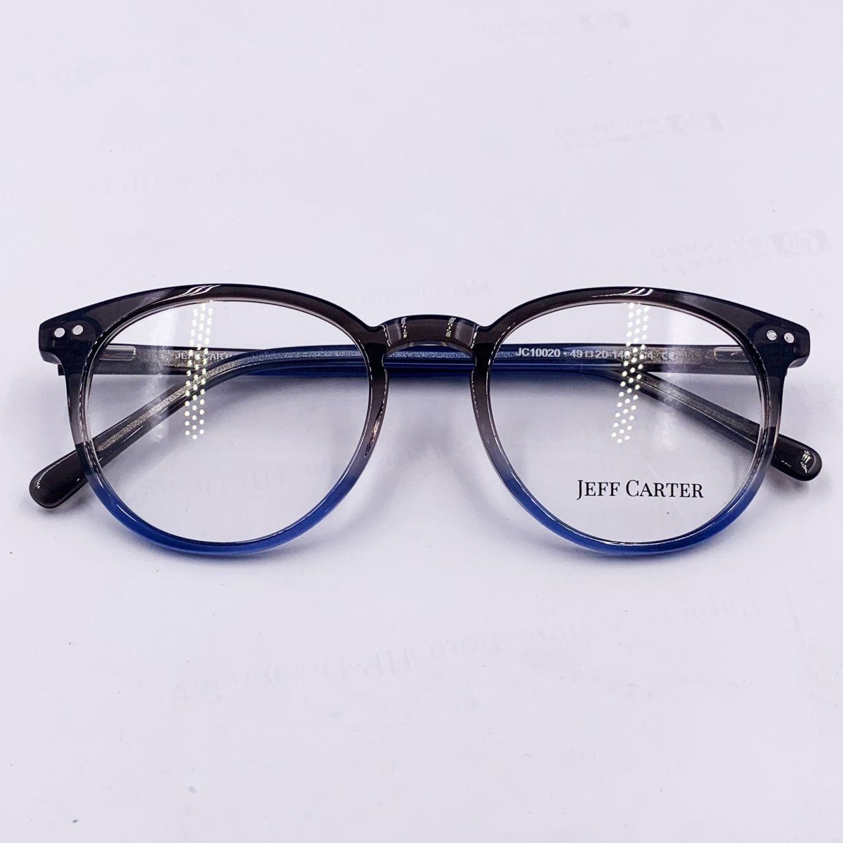 Optique: Jeff Carter JC10020 C4 Gris/Ble - Drlunettes