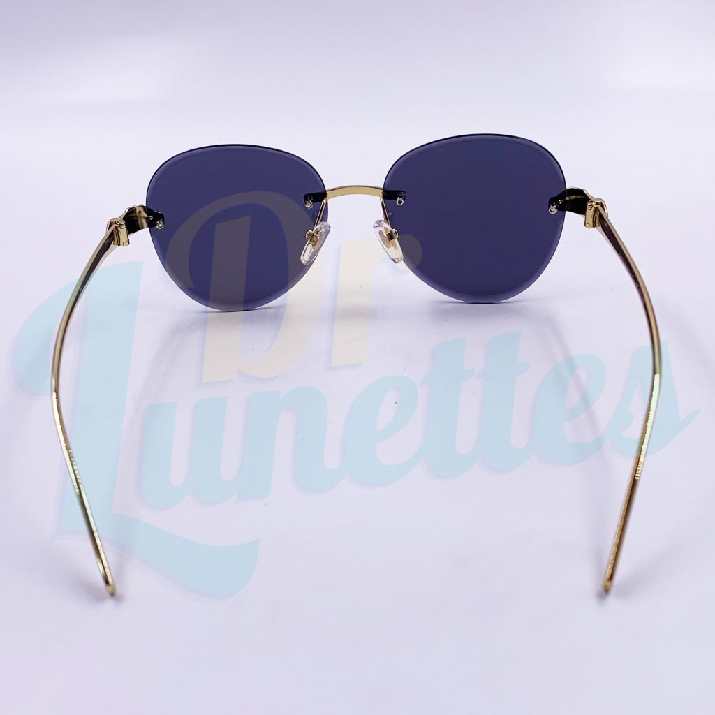 Solaire Cartier 1183 C01 Noir Gold Drlunettes