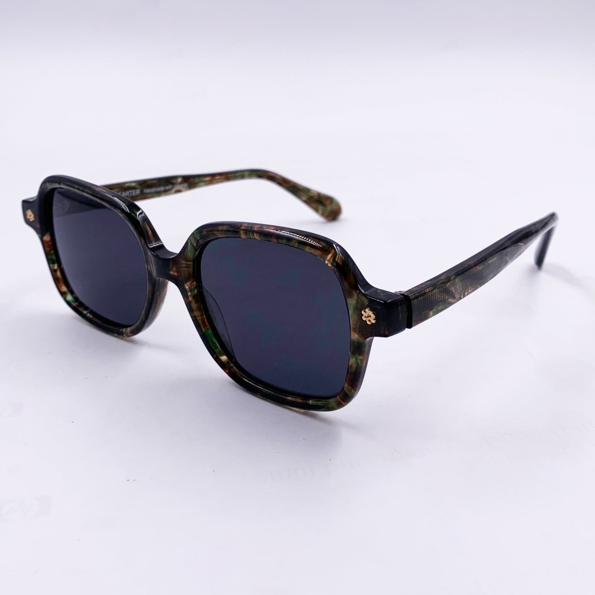 Solaire: Jeff Carter JC - P - 1316 C4 Noir/Vert griffé - Drlunettes