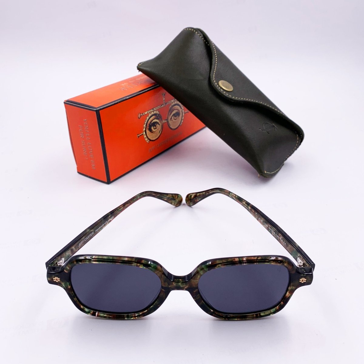 Solaire: Jeff Carter JC - P - 1316 C4 Noir/Vert griffé - Drlunettes
