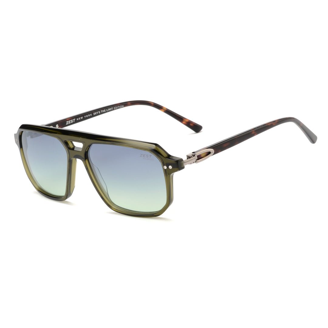 Solaire: Zest - Liberty C3 Noir/vert,Havane - Drlunettes