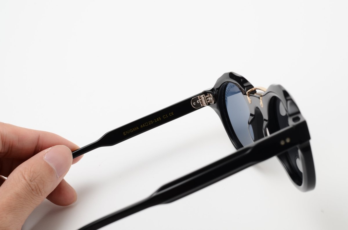 Solaires: Bleather Enigma Noir - Drlunettes