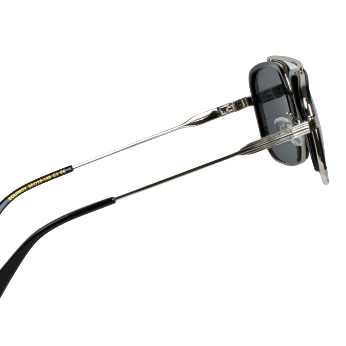Solaires: Bleather EQUINOX C1 Noir/Silver - Drlunettes